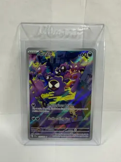 Pokemon Gastly 177/162 Temporal Forces Illustration Rare - Image 1