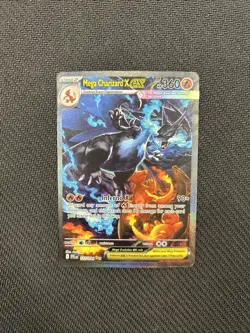 Pokemon TCG Phantasmal Flames Mega Charizard 125/094 SIR - Image 1