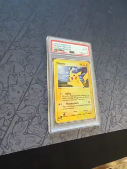 Pokemon: Pikachu #43/95 Reverse Foil Magma VS Aqua 2004 Pokemon EX Vintage - PSA - Image 5