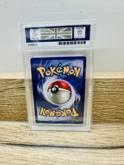 1999 Pokemon Base Set Holo 1st Edition Stamp Machamp 8/102 Graded MGC Slab (6) - Image 3