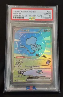 2024 Pokemon Mew ex #232 PSA10 English - Image 1