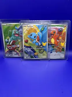 Pokemon First Partner Illustration Collection Kanto Trio NM - Image 1