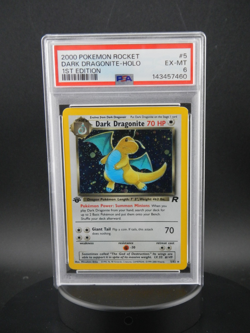 2000 POKEMON ROCKET DARK CHARIZARD/DRAGONITE/CHARMELEON/RAICHU HOLO PSA GRADED! - Image 3