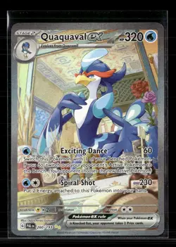Pokemon 2023 Paldea Evolved Quaquaval EX SAR #260/193 - Image 1