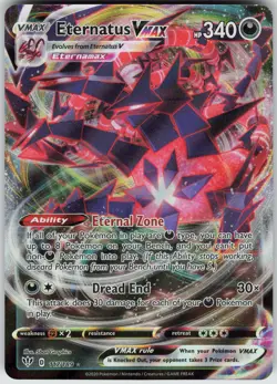 Pokemon Eternatus VMAX 117/189 SWSH03: Darkness Ablaze Ultra Rare NM - Image 1