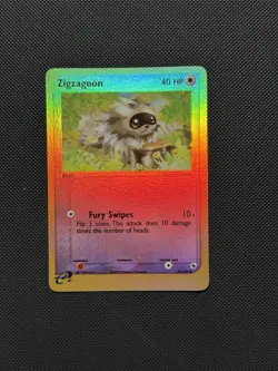 Zigzagoon 79/109 Reverse Holo Ruby & Saphire Pokemon 2004 NM - Image 1