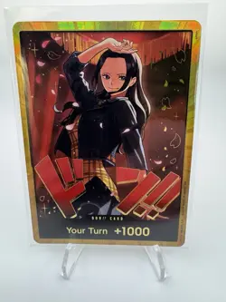One Piece English - Nico Robin - EB03 Gold DON!! - Gold Foil - NM - Image 1