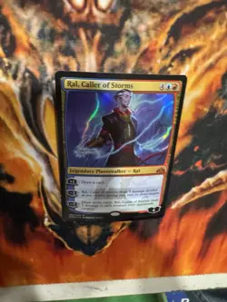 Magic the Gathering Ral, Caller of Storms Mythic Card #265 Foil - Image 4