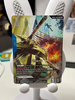 The-O GD03-002 LR+ Alt Art Steel Requiem Gundam TCG Card Game CCG English - Image 1