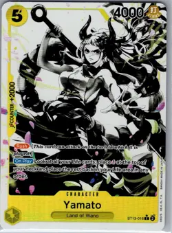 Yamato (Alt Art) ST13-016 Ultra Deck: The Three Brothers - One Piece Card - NM - Image 1