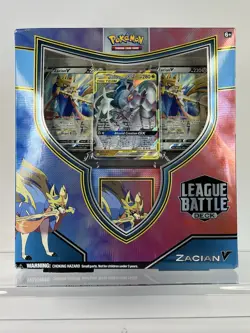 Pokemon League Battle Deck Zacian V 60 Cards Ready-to-Play Foil Cards English - Image 1