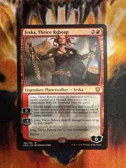 Jeska Thrice Reborn CMR MTG Card NM Condition - Image 1