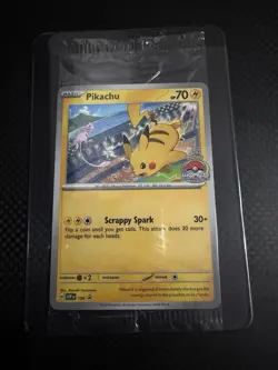 Pikachu SVP EN 190 - 2024 World Championships Sealed Promo Pokemon TCG Card - Image 1