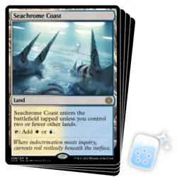 SEACHROME COAST X4 Phyrexia: All Will Be One ONE Magic MTG MINT CARD - Image 1