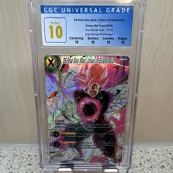 Bandai SS Rose Goku Black Unison of Extermination Foil CGC 10 Promo DBS Card - Image 1