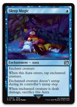 Sleep Magic #74 (NM) Final Fantasy FIN Magic MTG - Image 1