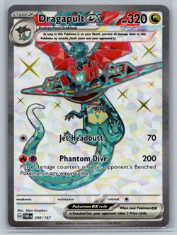 Pokemon TCG Dragapult ex 200/167 Twilight Masquerade Scarlet & Violet NM - Image 1
