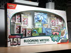 Pokemon TCG Scarlet & Violet 151 Blooming Waters Premium Collection Box - SEALED - Image 1