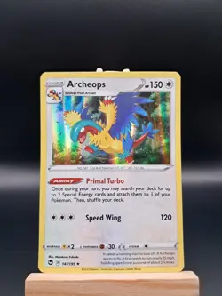 Pokemon TCG Archeops Silver Tempest 147/195 Holo Rare mint - Image 1