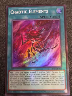 Chaotic Elements Super Rare OTS Tournament Pack 30 OP30-EN011 NM - Image 1