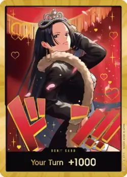 One Piece English - Boa Hancock - EB03 Gold DON!! - Gold Foil - NM - Image 1