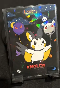 Rare Pokemon Halloween Full Art Emolga Card Database Low Pop Card 🎃 - Image 1