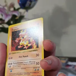 Pokemon Magmar 1st Edition Base Set Shadowless 36/102 Uncommon TCG Card - Image 2