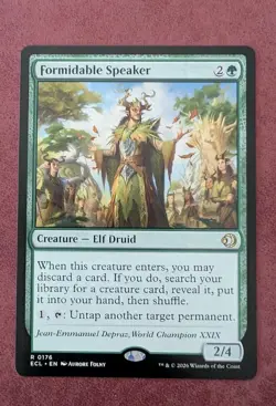 MTG Lorwyn Eclipsed Rare FORMIDABLE SPEAKER NM - Image 1