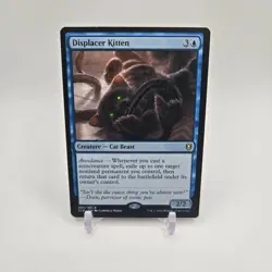 Displacer Kitten Regular Rare Battle for Baldur's Gate NM MTG #63/361 - Image 1