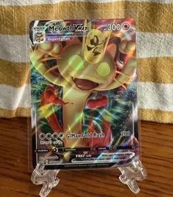 Meowth VMAX SWSH005 Promo SWSH: Sword & Shield Promo Cards Pokemon Card - Image 1