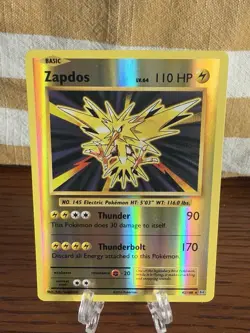 Zapdos 42/108 Reverse Holo Rare Near Mint XY Evolutions Pokemon Card - Image 1