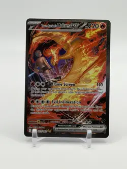Pokemon Team Rocket's Moltres EX Special Illustration Rare Holo 229/182 - Image 1