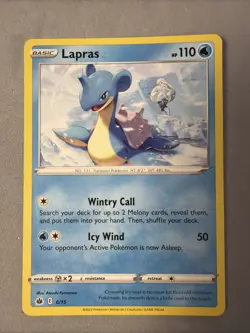 Pokemon TCG * PROMO * McDonald's Collection 2022 * 6/15 Lapras * Non-Holo - Image 1