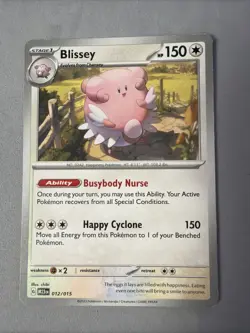Pokemon TCG * PROMO * McDonald's Collection 2023 * 12/15 Blissey * Non-Holo - Image 1