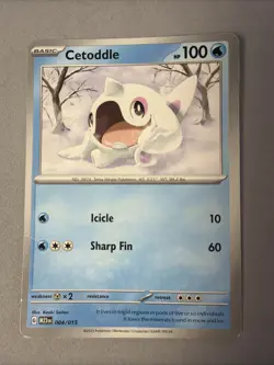 Pokemon TCG * PROMO * McDonald's Collection 2023 * 4/15 Cetoddle * Non-Holo - Image 1
