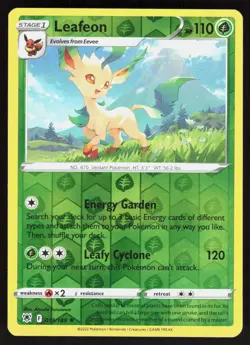 Leafeon 013/189 Rare Astral Radiance Pokemon Reverse Holo Near Mint - Image 1