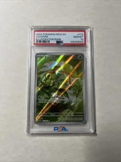 PSA 10 GEM MINT Caterpie 151 Illustration Rare English 2023 Pokemon Holo 172/165 - Image 1