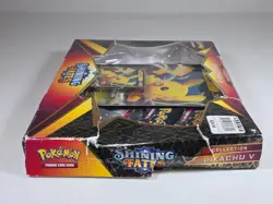 Pokemon Shining Fates Pikachu V Collection Box Sealed Damaged Packaging - Image 2