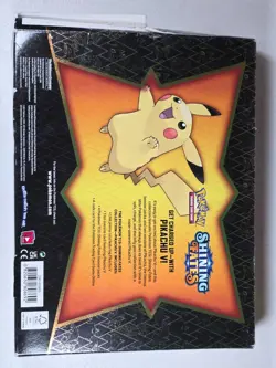 Pokemon Shining Fates Pikachu V Collection Box Sealed Damaged Packaging - Image 5