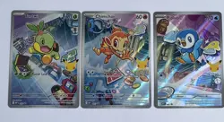 Pokemon TCG First Partner Illustration Collection Series 1-Sinnoh Gen 4 Starters - Image 1