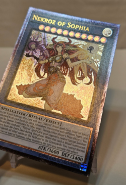 Ultimate Rare Nekroz of Sophia CROS-EN038 Unlimited Yugioh 1056 - Image 3