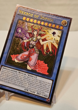Ultimate Rare Nekroz of Sophia CROS-EN038 Unlimited Yugioh 1056 - Image 4