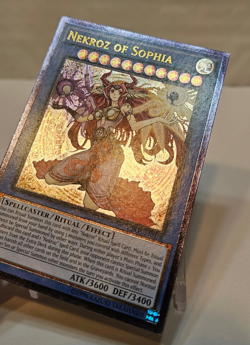 Ultimate Rare Nekroz of Sophia CROS-EN038 Unlimited Yugioh 1057 - Image 3