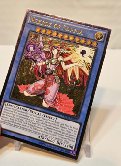 Ultimate Rare Nekroz of Sophia CROS-EN038 Unlimited Yugioh 1057 - Image 4