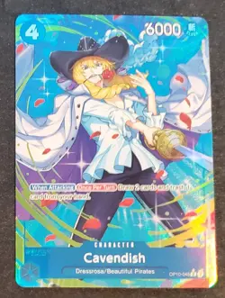 One Piece TCG: Royal Blood Cavendish OP10-045 (Parallel / Alt Art) - MINT - Image 1