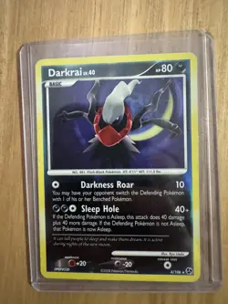 Darkrai Lv 40 4/106 Great Encounters Holo Pokemon Card Sleeved - Image 1