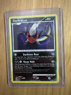 Darkrai Lv 40 4/106 Great Encounters Holo Pokemon Card Sleeved - Image 5