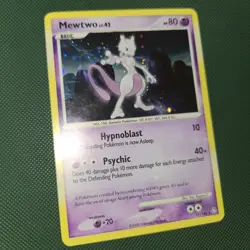 WHOLE SWIRL 🌀💫 DOUBLE HOLO BLEED Mewtwo 11/146 Legends Awakened Pokemon Card - Image 2
