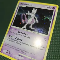 WHOLE SWIRL 🌀💫 DOUBLE HOLO BLEED Mewtwo 11/146 Legends Awakened Pokemon Card - Image 3
