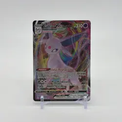 Espeon Vmax 065/203 Evolving Skies NM Full Art Ultra Rare Pokemon Card (1 of 2) - Image 1